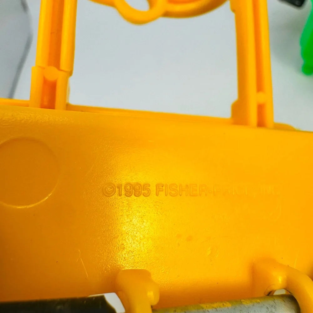 Vintage Fisher Price Little People Farm/Construction Vehicles Lot Of 4 1990/95